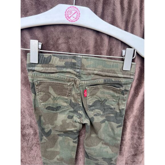 Levi Camo Kids Pull On Jeans Toddler Size 2T - Picture 9 of 10